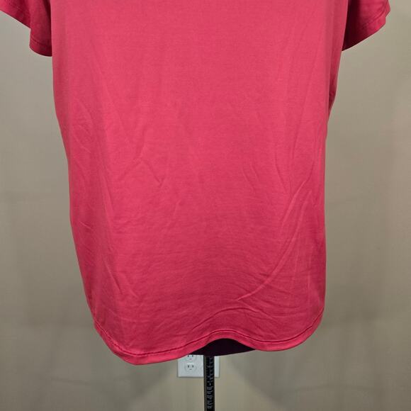 Women's DSG Pink Short Sleeve Athletic Top | Size XL - Picture 5 of 9